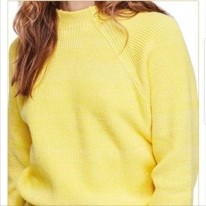 Free People Too Good Sweater-Lemon Drop-NWT-XL